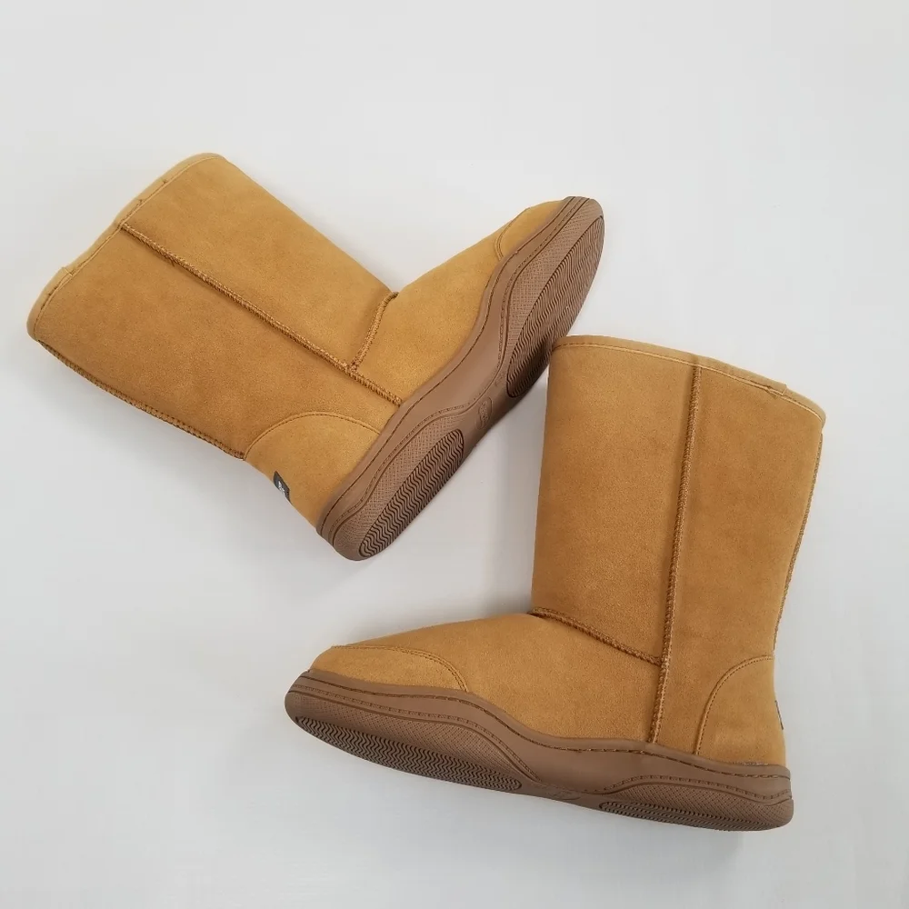 Guide Gear Suede Boots Sheepskin Footbed Mens 12 Unused Minor Imperfections